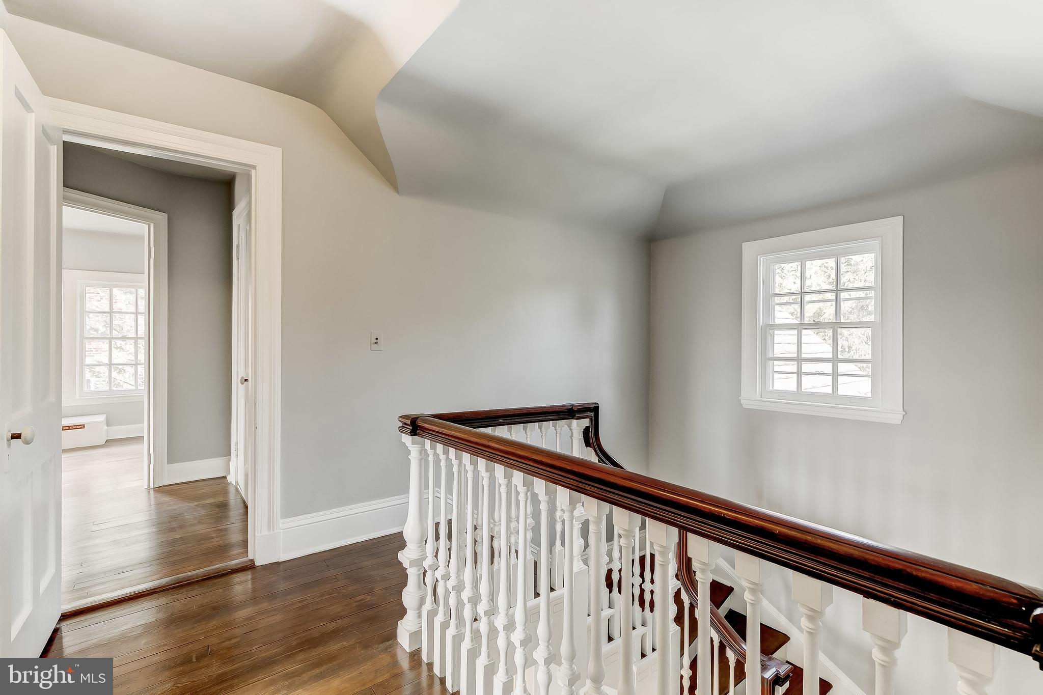 500 Overhill Road Baltimore, MD 21210 - Photo 46 of 67 3rd floor with stained pine flooring