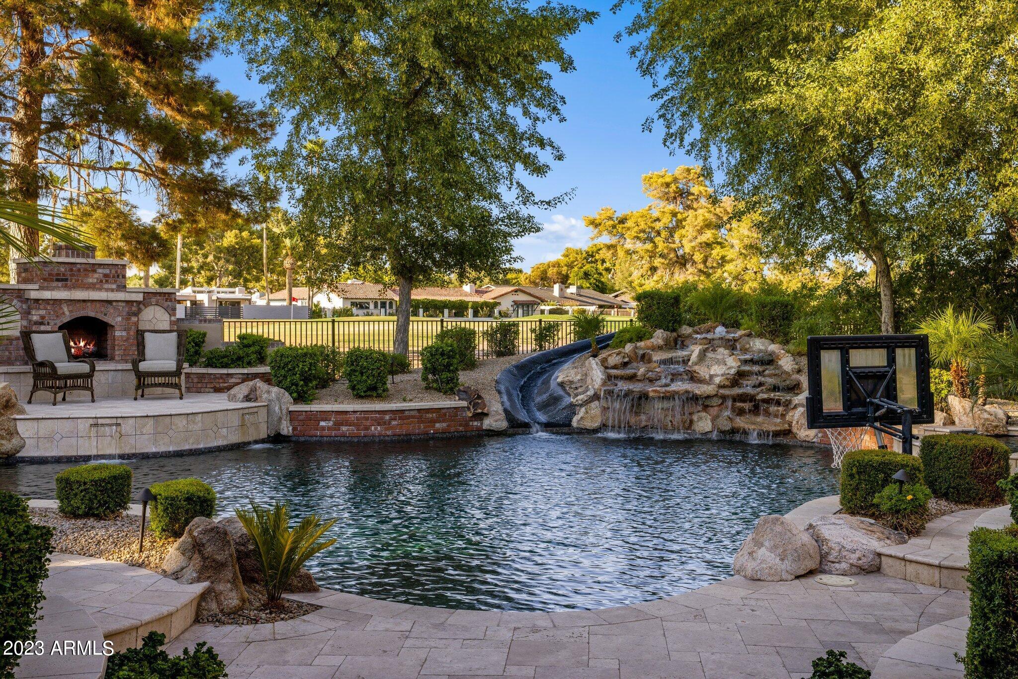 158 West Boca Raton Road Phoenix, AZ 85023 - Photo 3 of 50 Pool with Water Slide