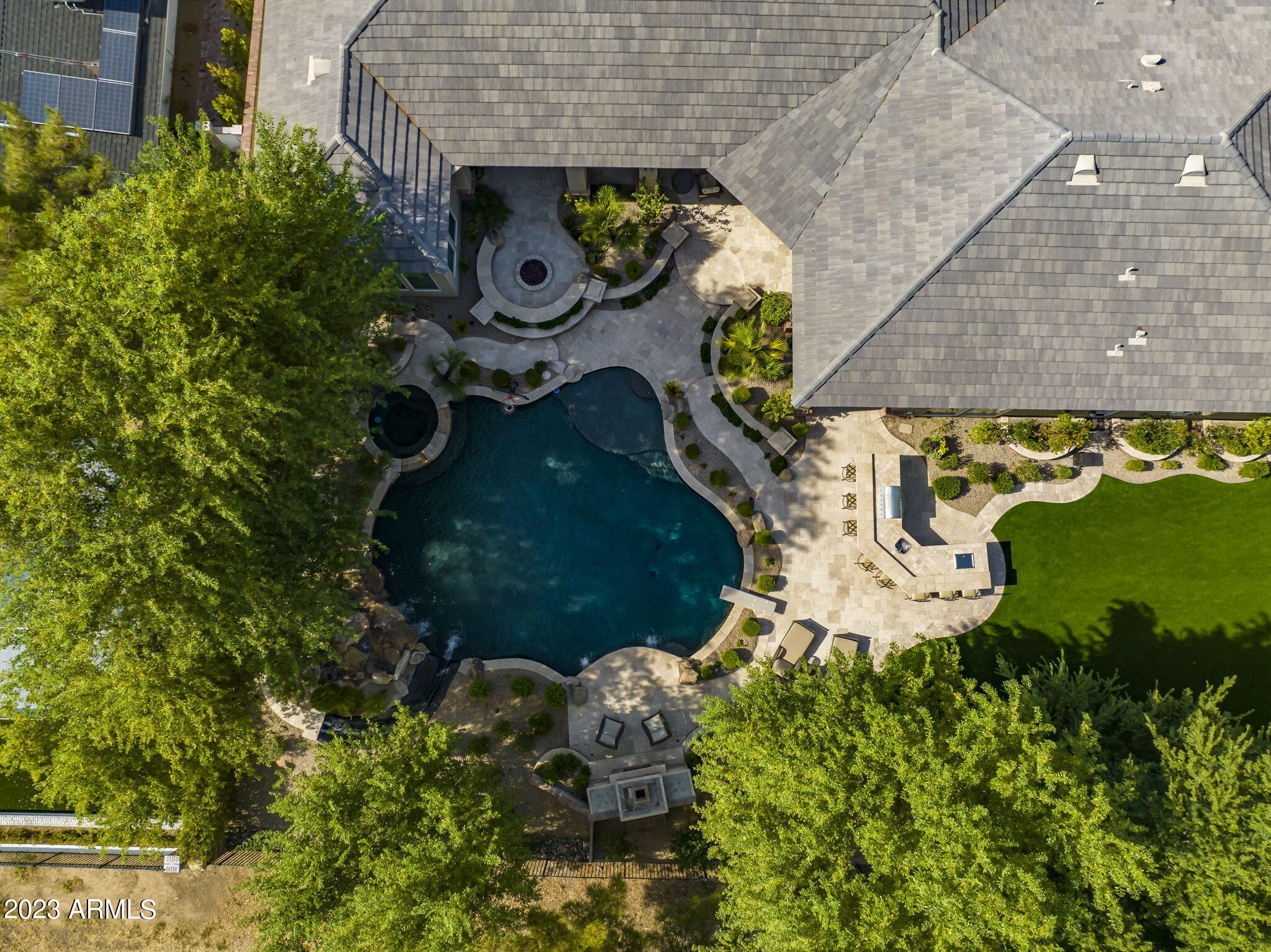 158 West Boca Raton Road Phoenix, AZ 85023 - Photo 48 of 50 Aerial Backyard