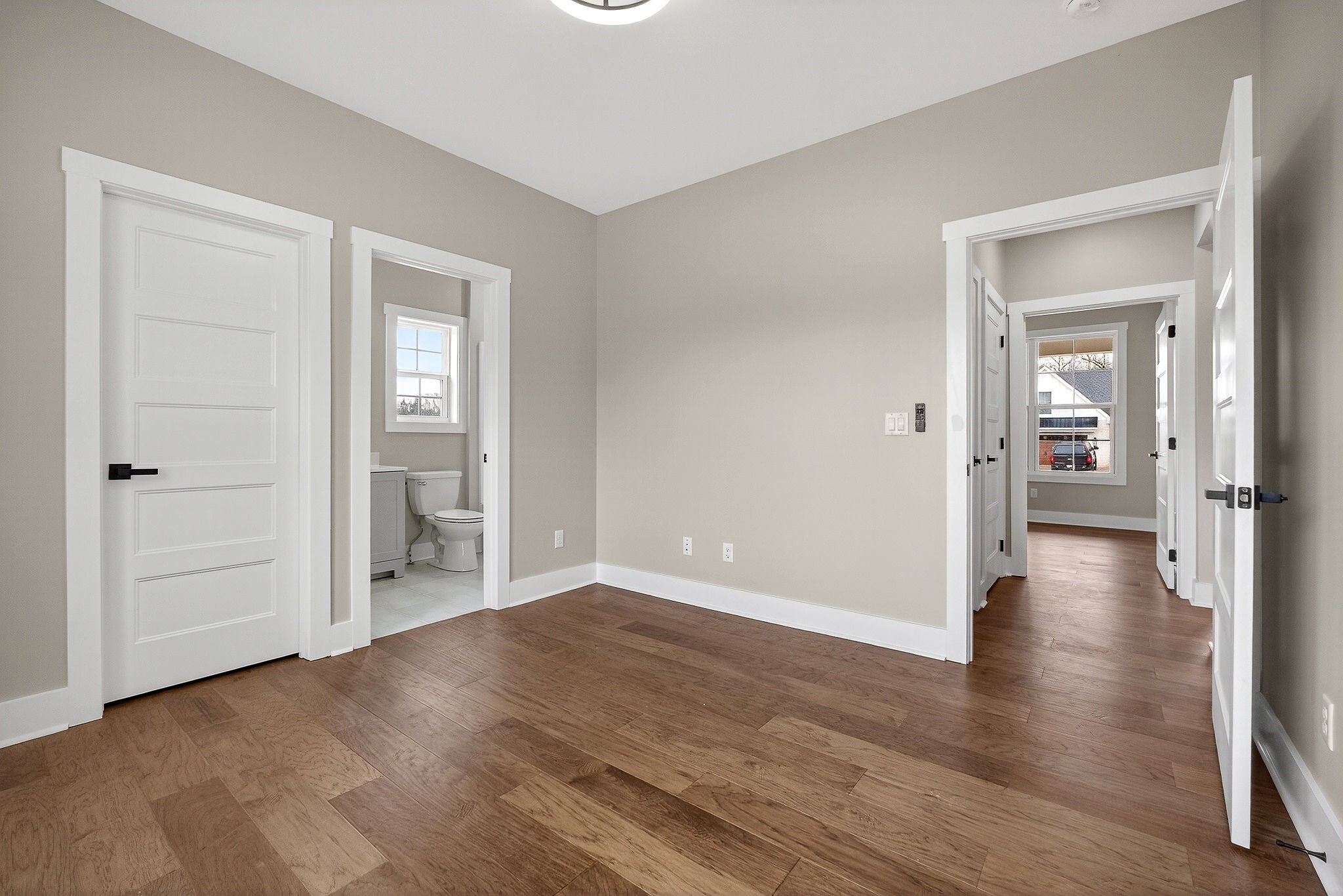 6955 Sweet Magnolia Way Baxter, TN 38544 - Photo 36 of 53 a view of a hallway with wooden floor and closet area