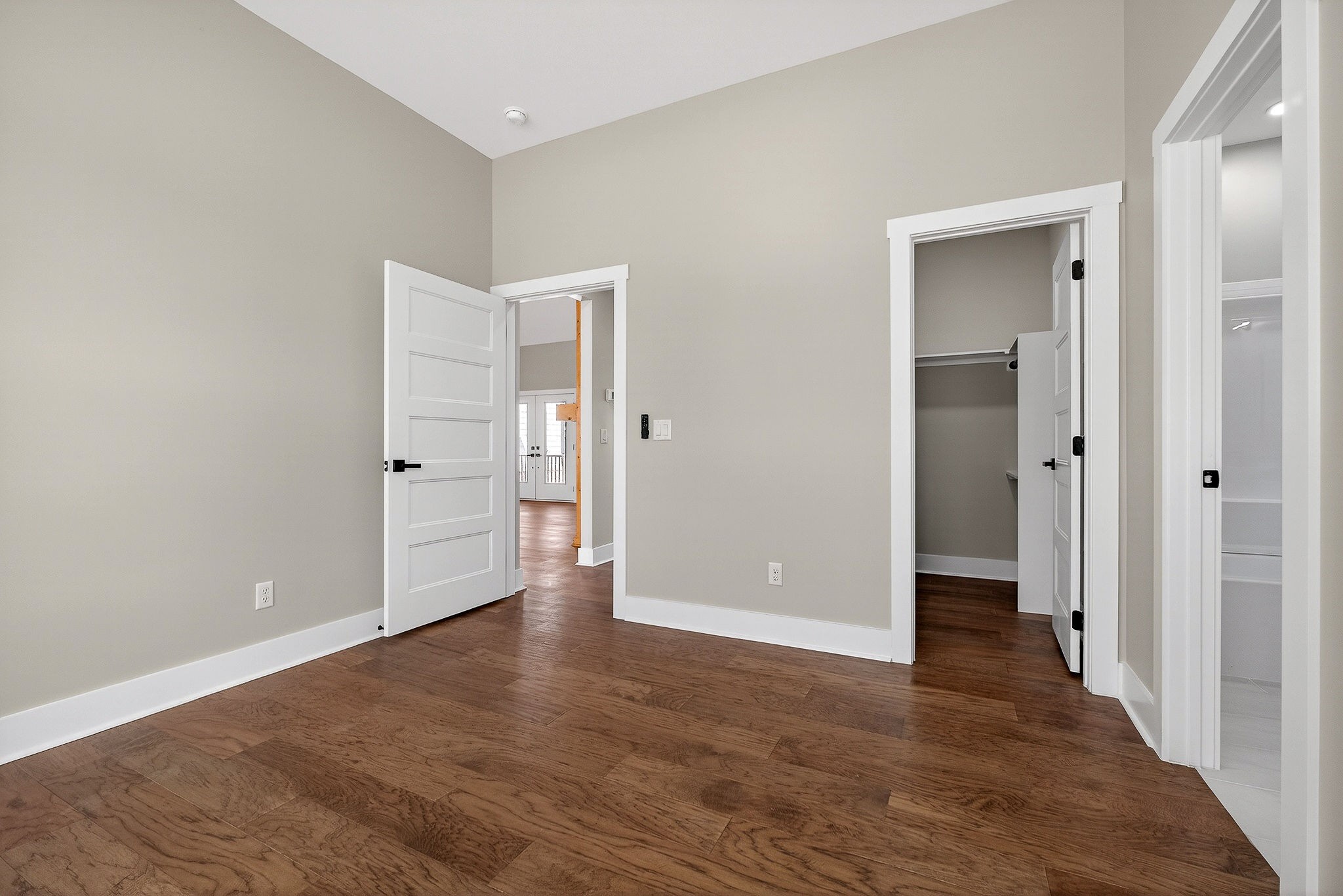 6955 Sweet Magnolia Way Baxter, TN 38544 - Photo 41 of 53 a view of a hallway with wooden floor and closet area