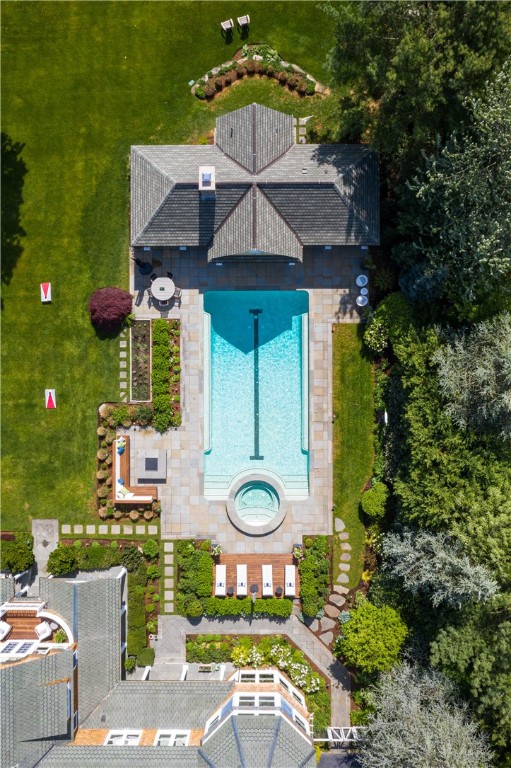 330 Rumstick Road Barrington, RI 02806 - Photo 25 of 47 Aerial of pool