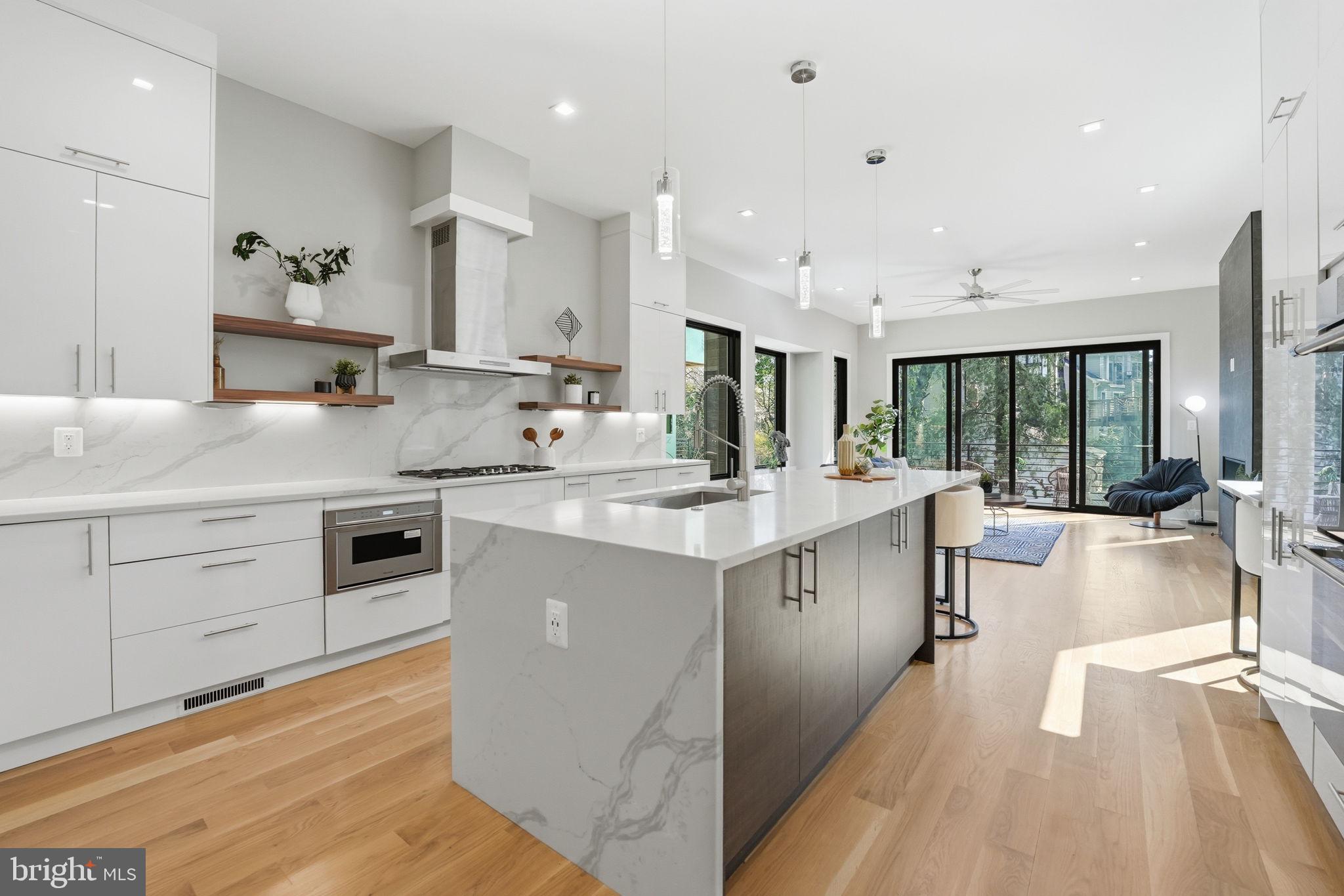 2211 Military Road Arlington, VA 22207 - Photo 16 of 107 Modern kitchen with sleek design.