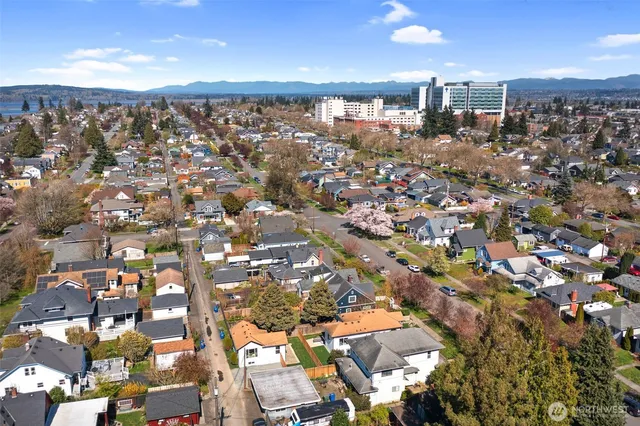 a view of a street with sign board