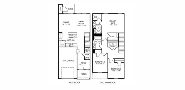 a picture of a floor plan