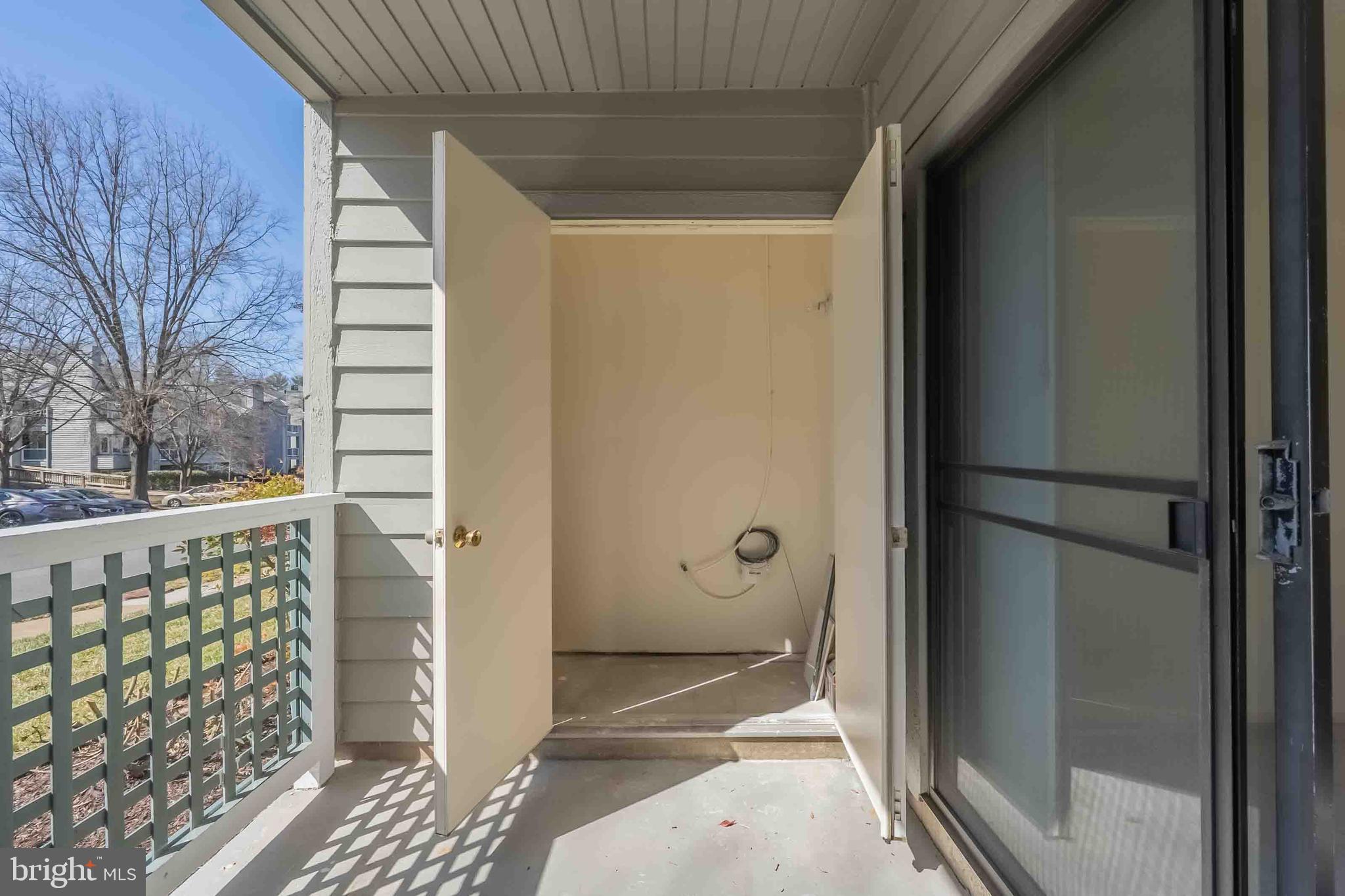 11731 A Summerchase Circle Reston, VA 20194 - Photo 26 of 27 Spacious storage closet on deck