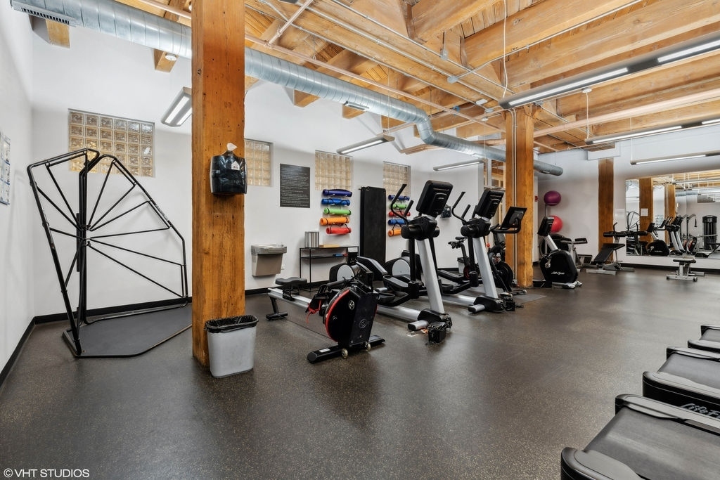 1040 West Adams Street, Unit 308 Chicago, IL 60607 - Photo 39 of 40 a view of a room with gym equipment