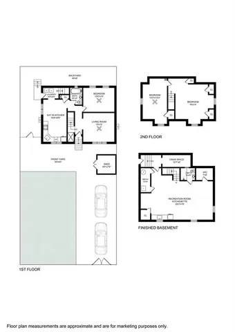 a black and white photo of a living room