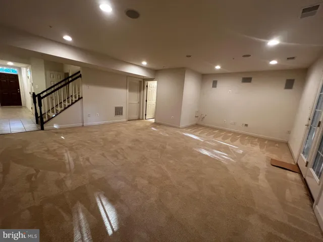 a house view with a backyard