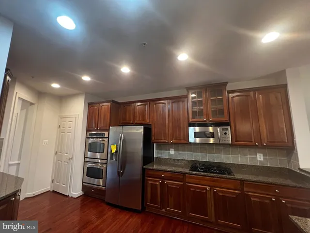 a balcony with wooden floor