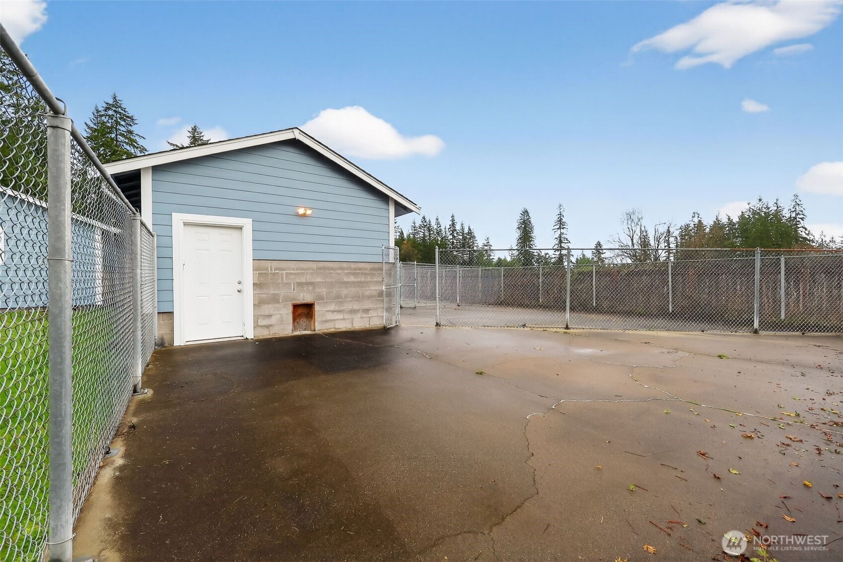 222 Oyler Road Ethel, WA 98542 - Photo 28 of 34 a view of a house with backyard and trees
