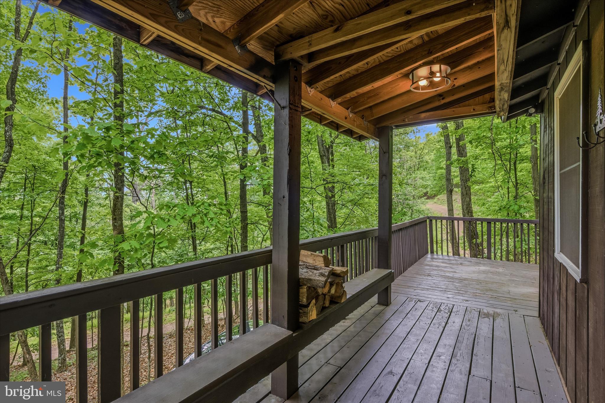 98 Ore Trail Berkeley Springs, WV 25411 - Photo 7 of 46 a view of balcony with wooden floor