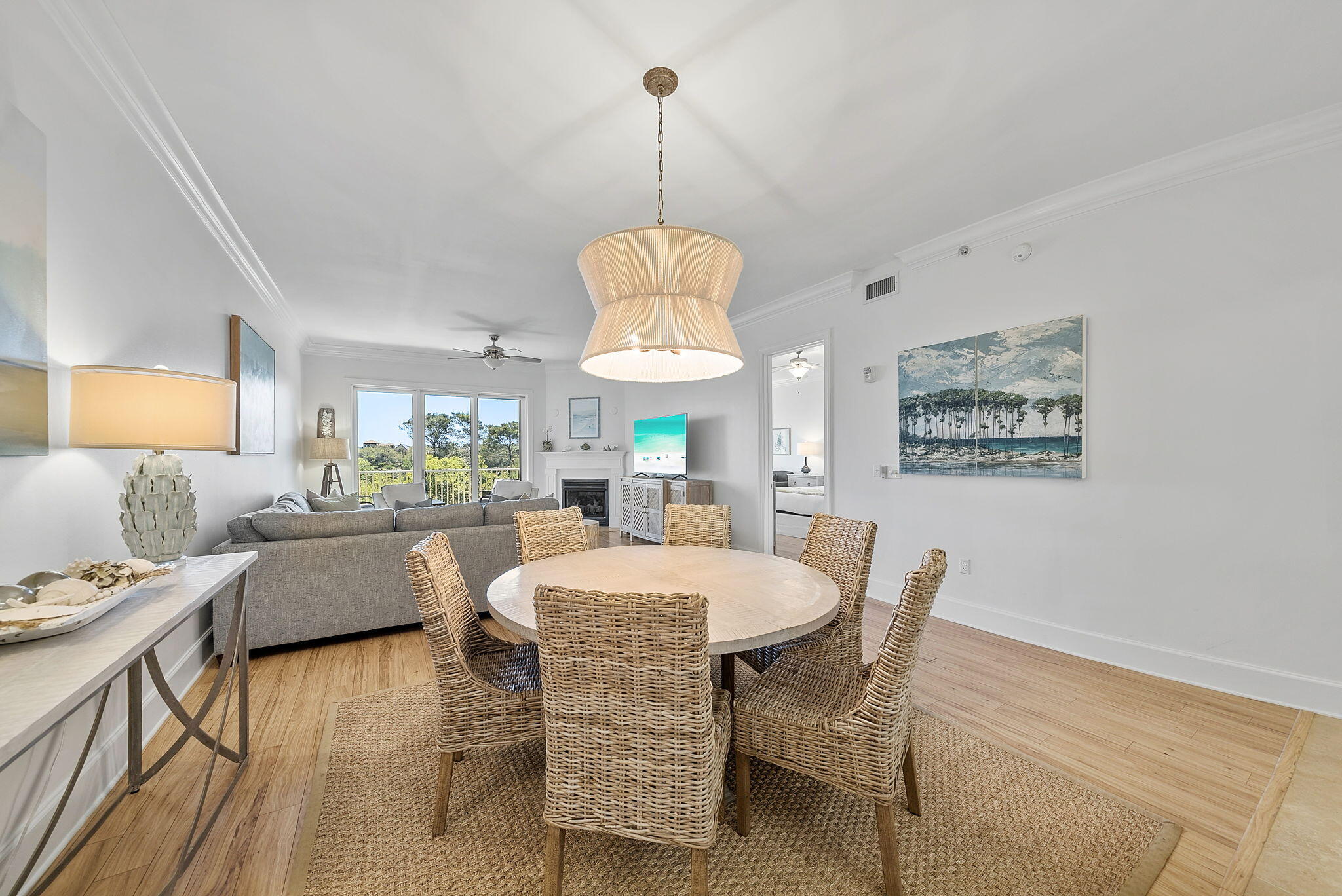 1653 West County Highway 30A, Unit 2105 Santa Rosa Beach, FL 32459 - Photo 10 of 42 a dining room with furniture and window