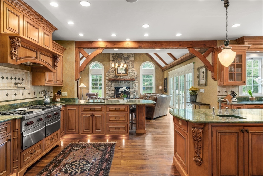 3 Stone Bridge Lane Milton, MA 02186 - Photo 16 of 37 a very nice looking kitchen with a large window