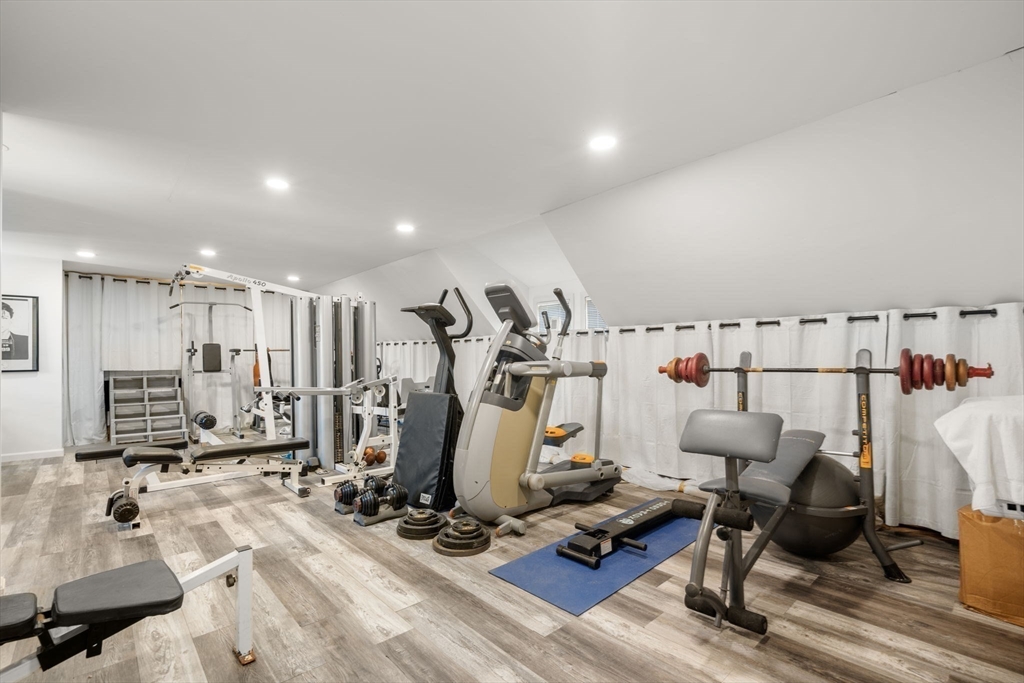 3 Stone Bridge Lane Milton, MA 02186 - Photo 27 of 37 a view of a room with gym equipment