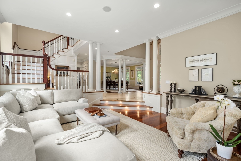 3 Stone Bridge Lane Milton, MA 02186 - Photo 7 of 37 a living room with furniture and a large window