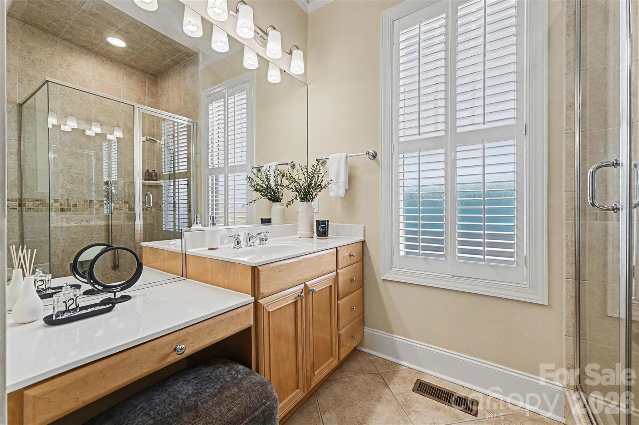 17531 Meadow Bottom Road Charlotte, NC 28277 - Photo 24 of 47 a bathroom with a sink and a mirror