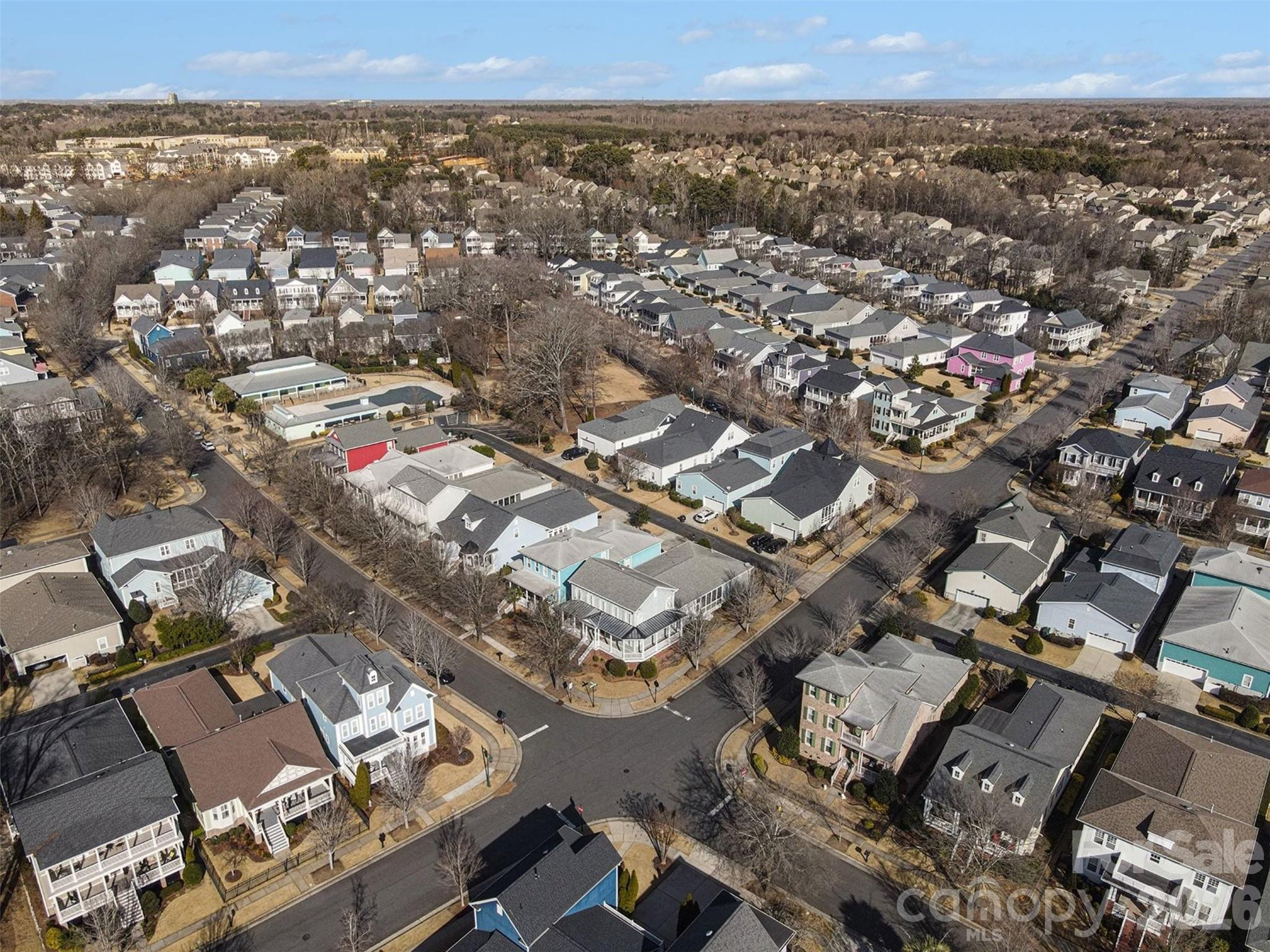 17531 Meadow Bottom Road Charlotte, NC 28277 - Photo 44 of 47 an aerial view of multiple house