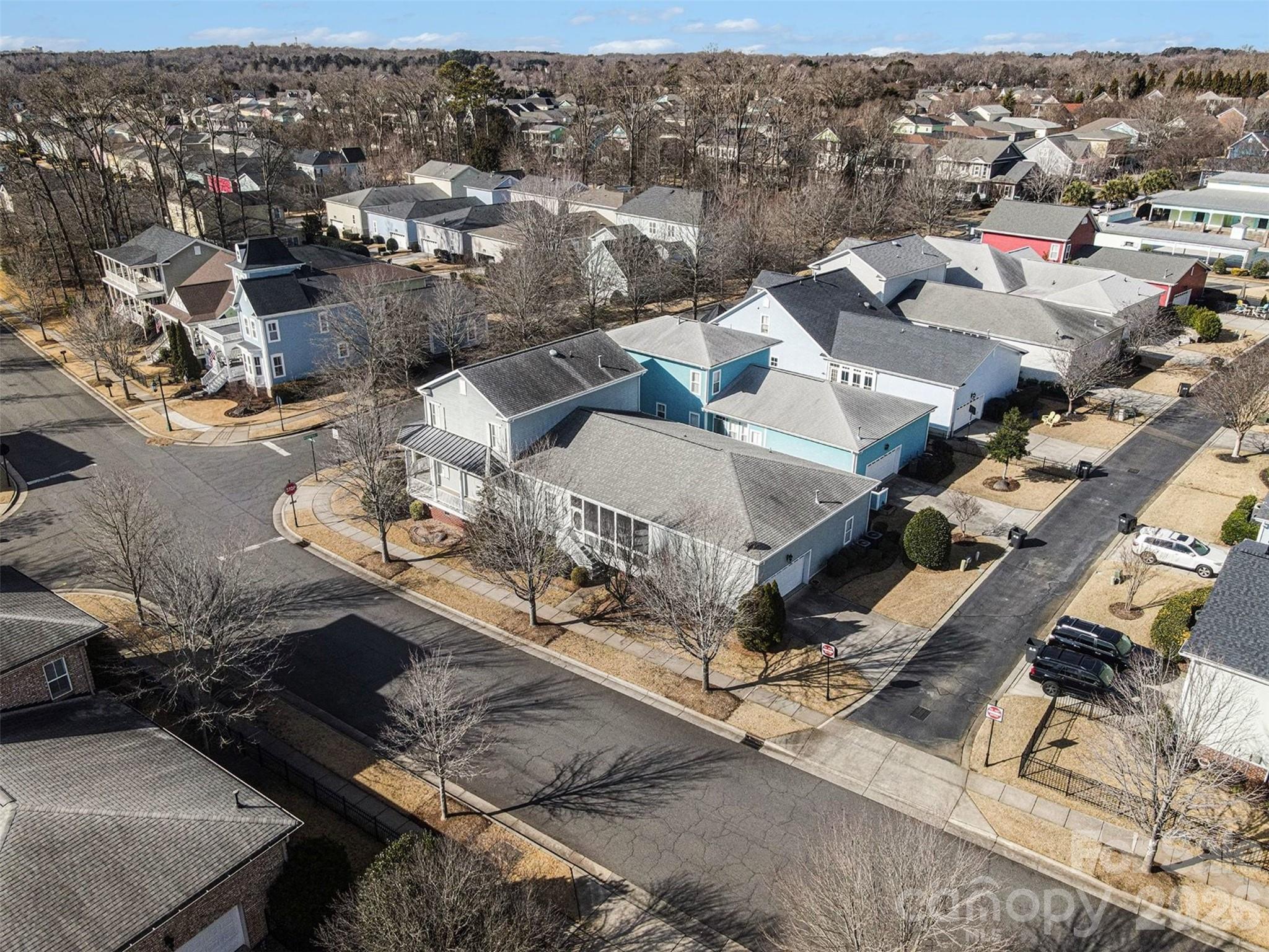 17531 Meadow Bottom Road Charlotte, NC 28277 - Photo 46 of 47 an aerial view of a house with yard