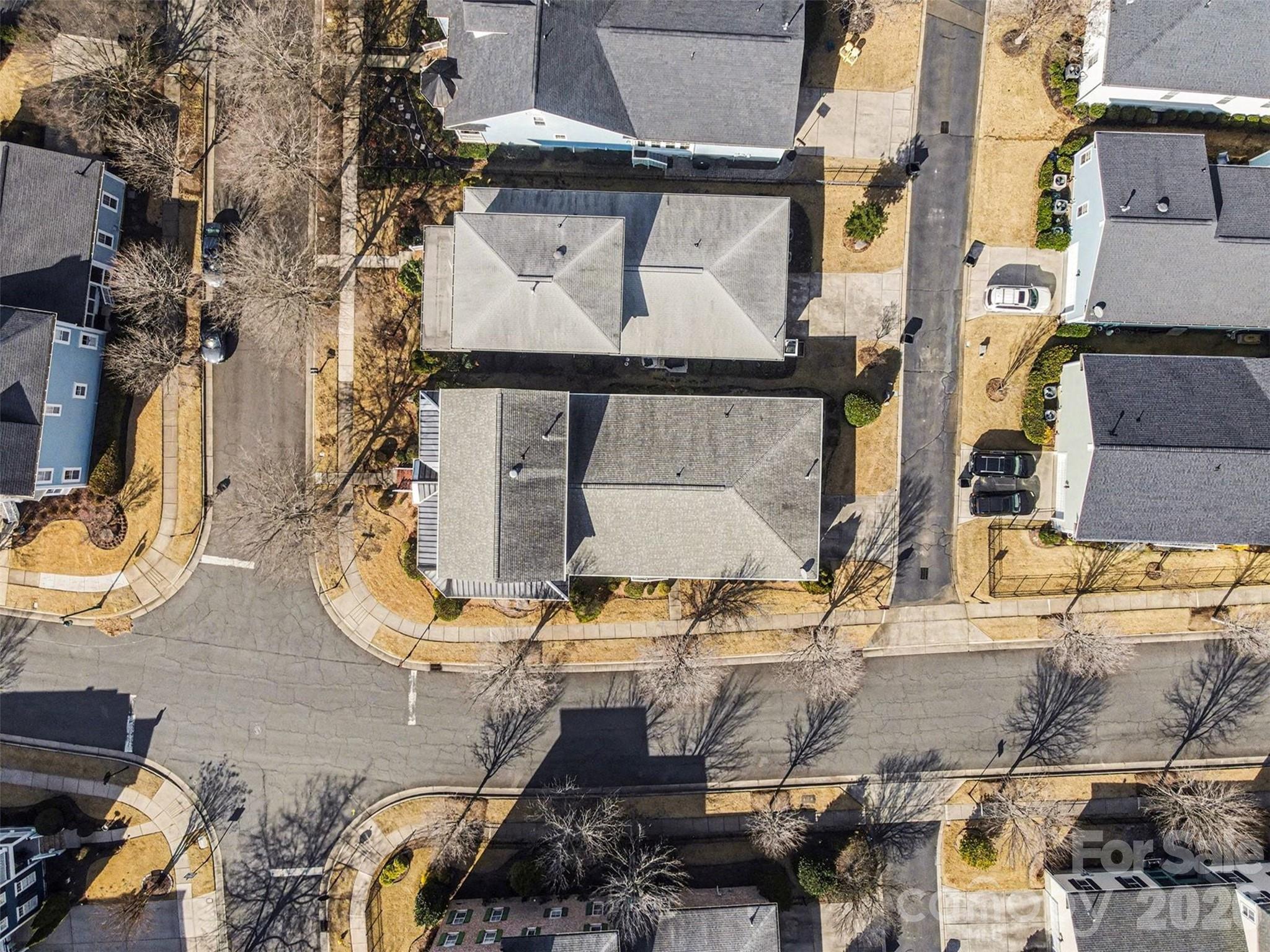 17531 Meadow Bottom Road Charlotte, NC 28277 - Photo 47 of 47 an aerial view of residential houses with outdoor space