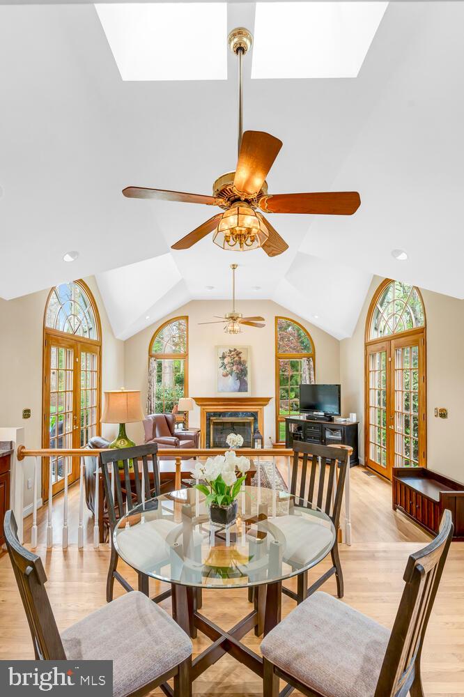 723 Forest Park Road Great Falls, VA 22066 - Photo 32 of 71 a view of a a dining room with furniture window and wooden floor
