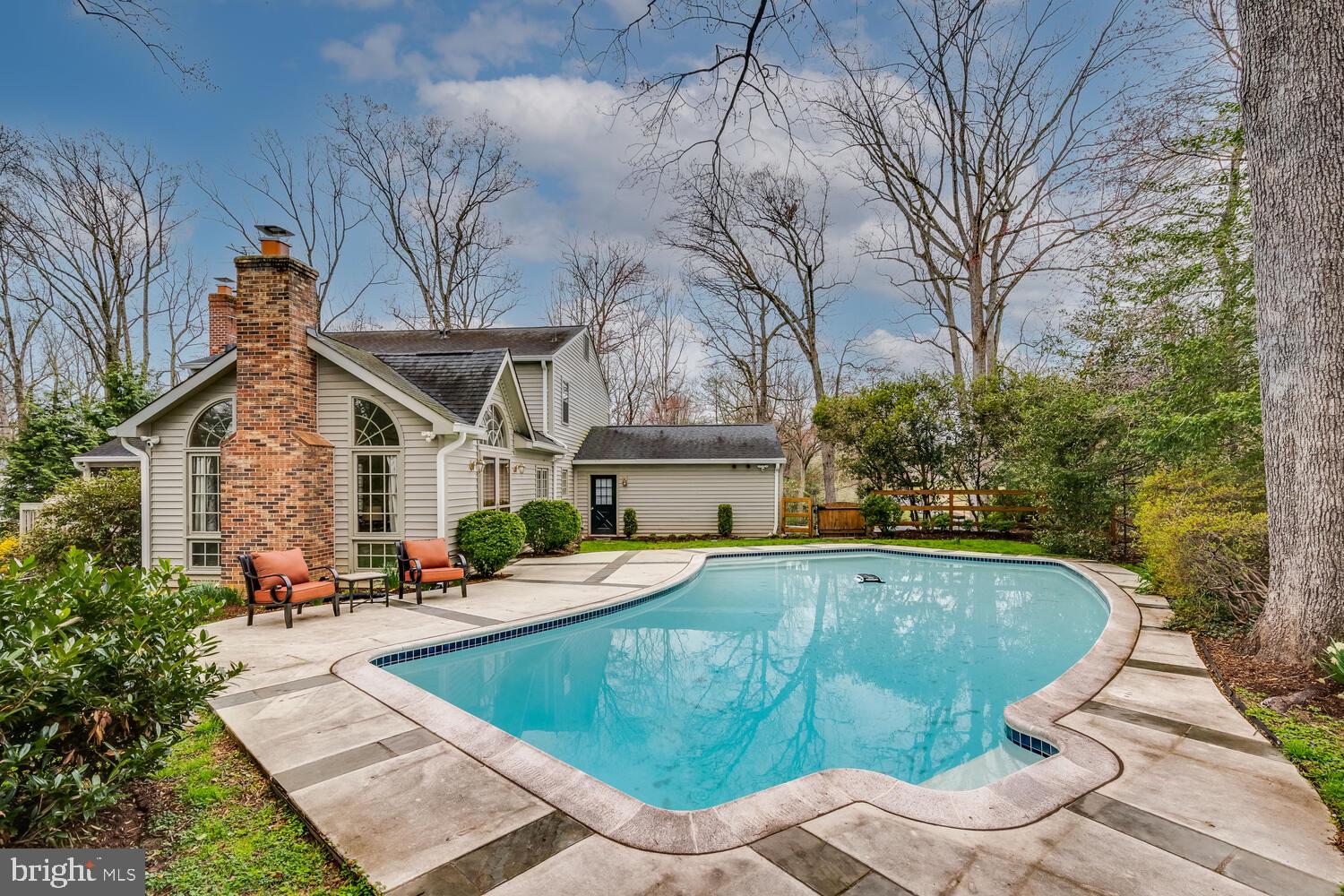 723 Forest Park Road Great Falls, VA 22066 - Photo 54 of 71 Around the back is this gorgeous pool