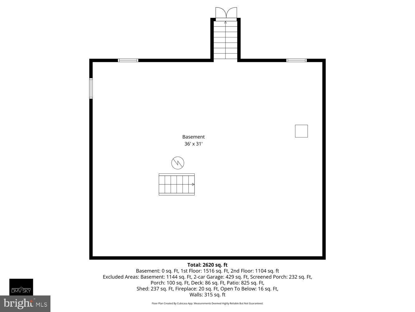 723 Forest Park Road Great Falls, VA 22066 - Photo 70 of 71 Basement floor plan