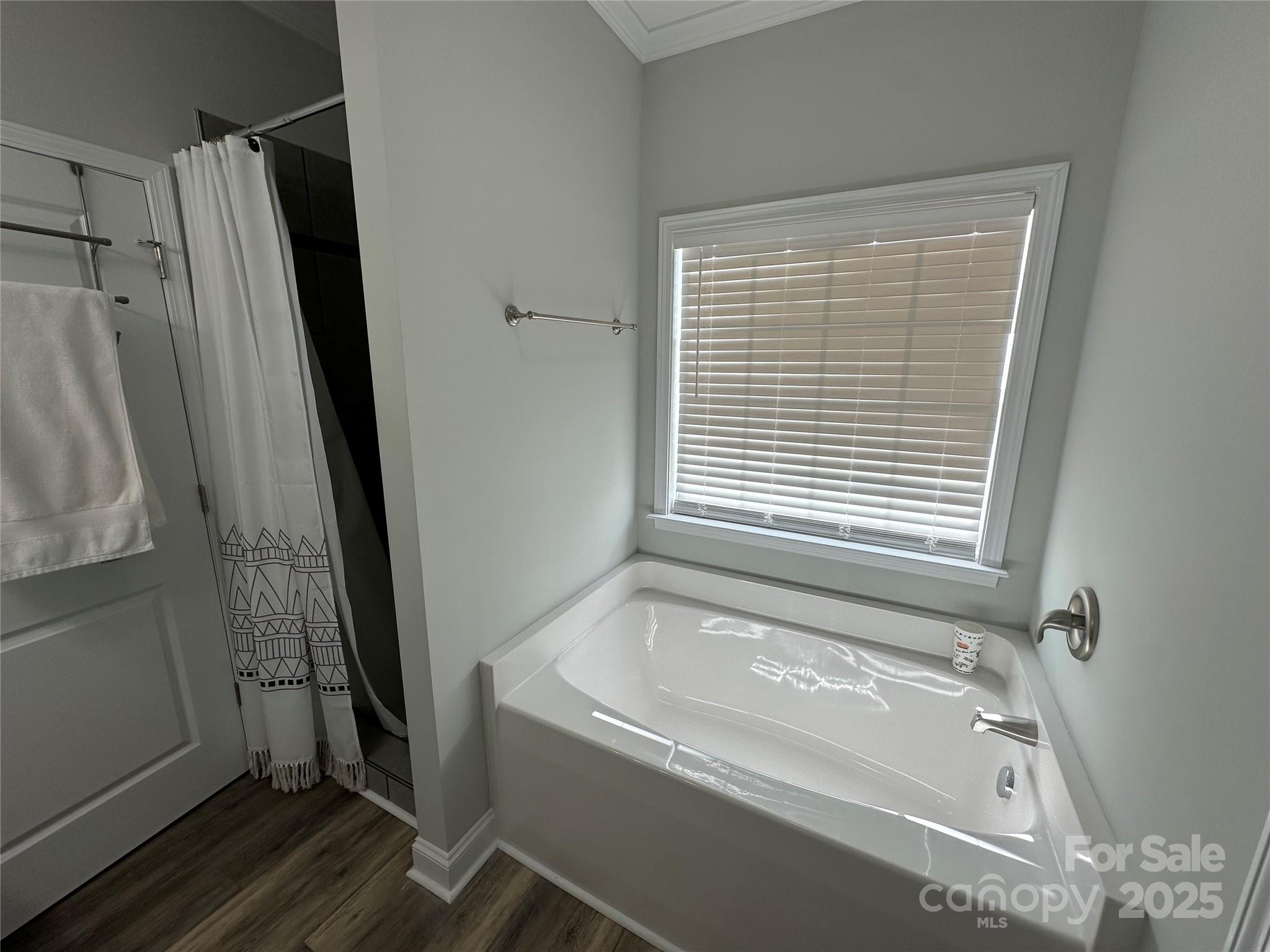 6050 White Plaines Pageland, SC 29728 - Photo 13 of 17 a bathroom with a bathtub and a shower