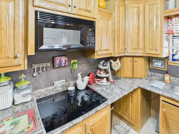 a living room filled with furniture