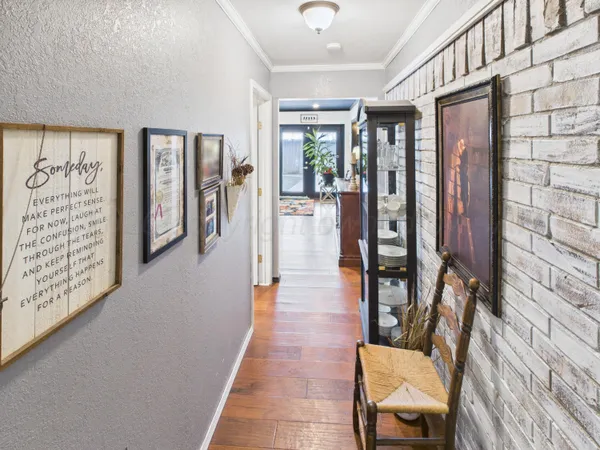 a living room with furniture and window