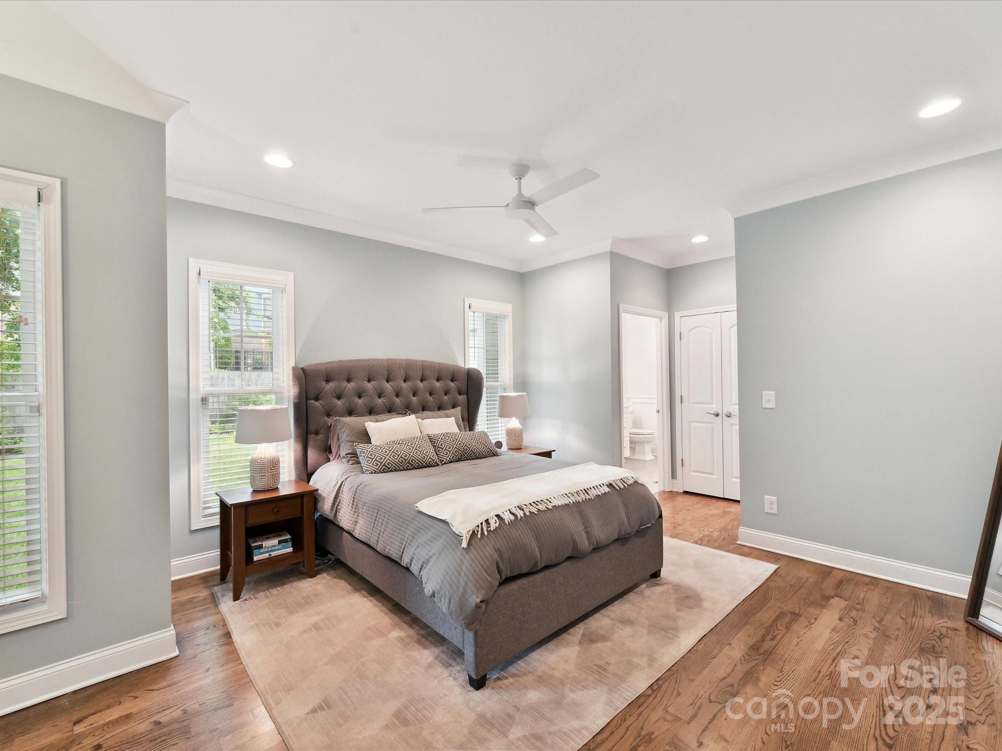 335 Greystone Road Charlotte, NC 28209 - Photo 16 of 37 a bedroom with a large bed and a window