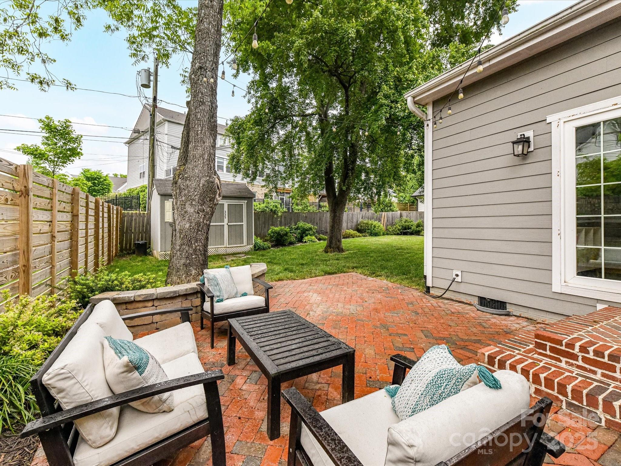 335 Greystone Road Charlotte, NC 28209 - Photo 33 of 37 a view of outdoor space yard and patio