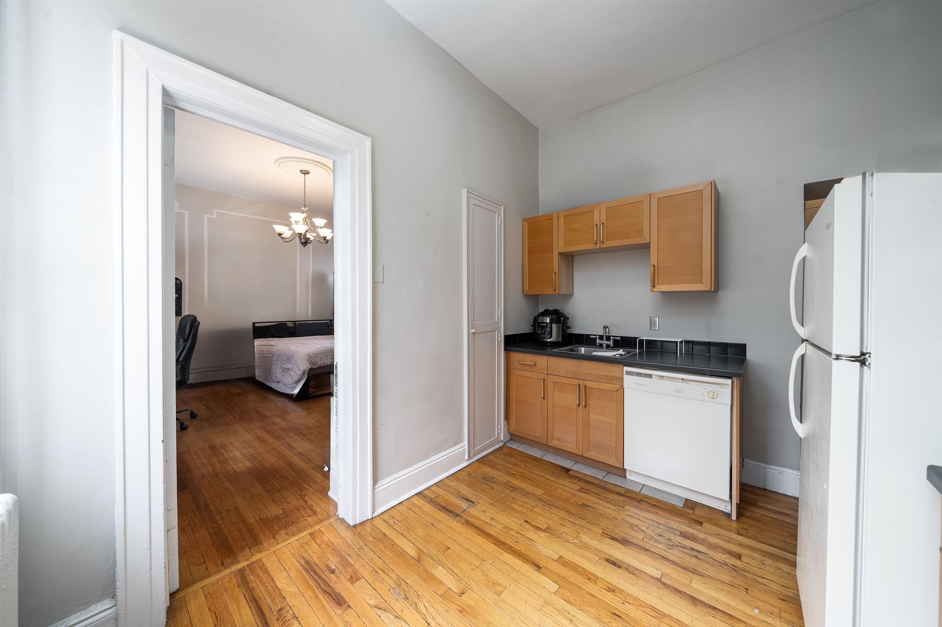 800 Bloomfield Street Hoboken, NJ 07030 - Photo 14 of 38 a view of a kitchen from the hallway
