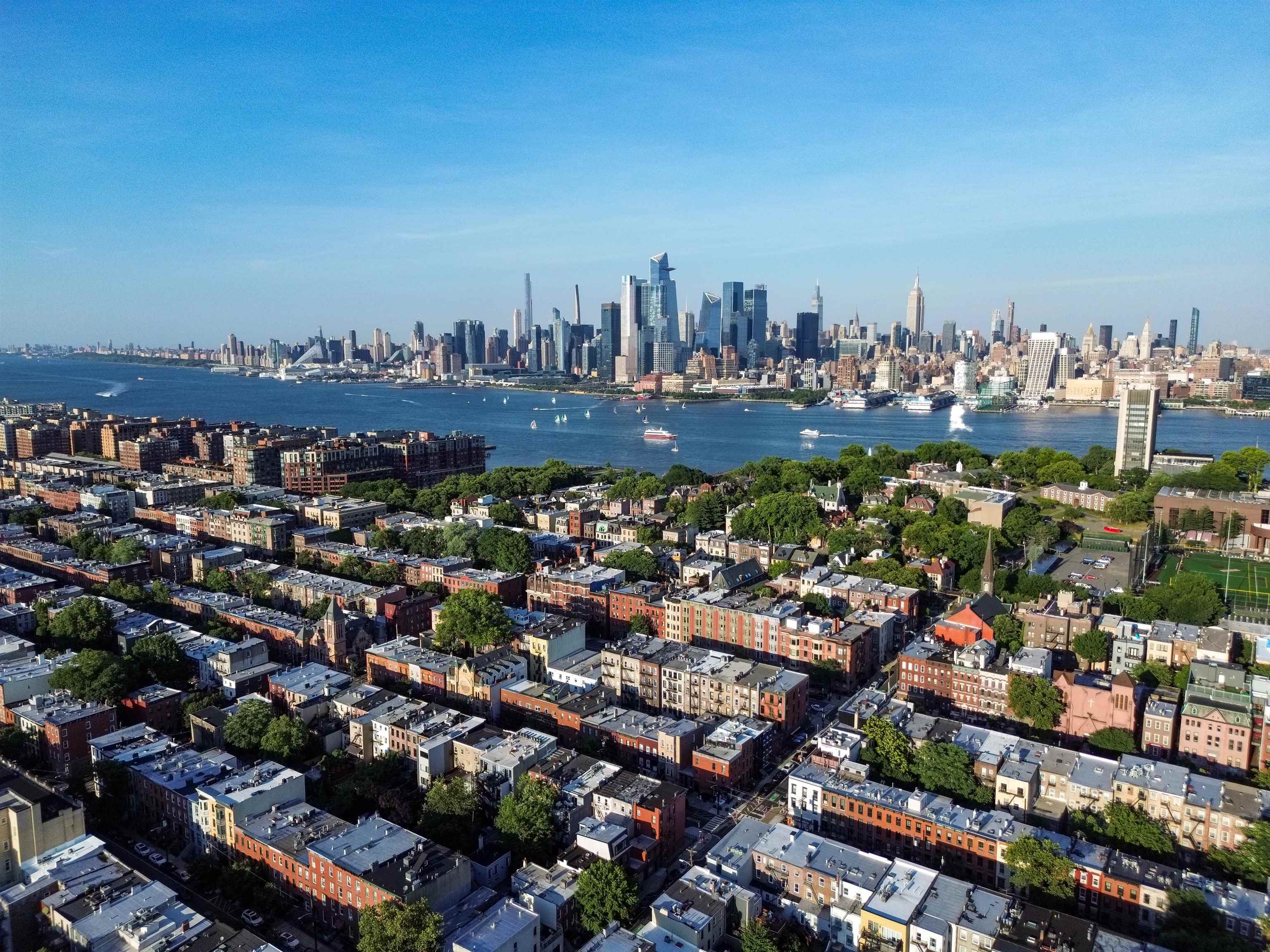 800 Bloomfield Street Hoboken, NJ 07030 - Photo 34 of 38 a view of a city with lots of trees and buildings in the background