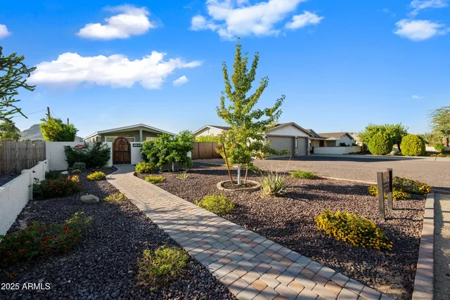 a bird view of a house