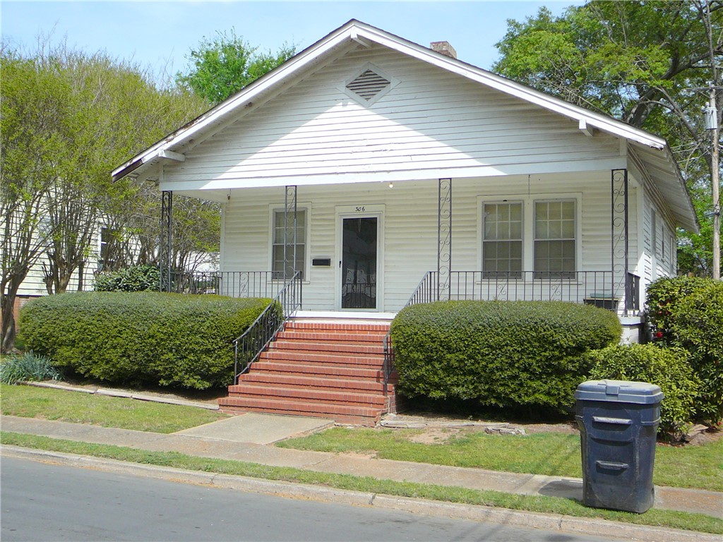 306 B Street Anderson, SC 29625 - Photo 2 of 8 This charming home offers a welcoming facade with classic architectural details.