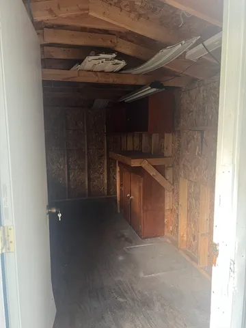 a view of a storage & utility room