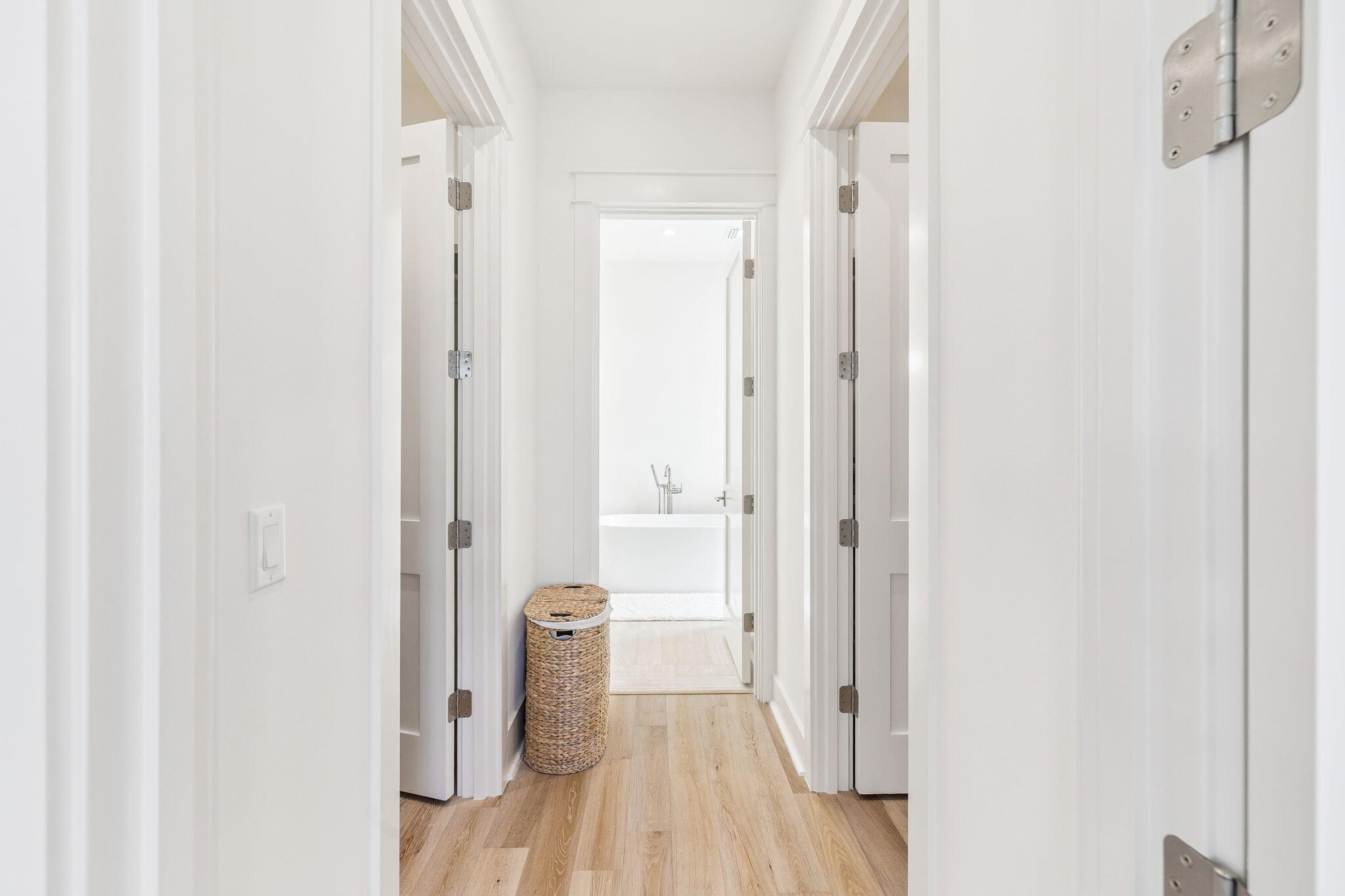 41 West Pollard Cove Inlet Beach Inlet Beach, FL 32461 - Photo 41 of 54 a bathroom with a sink and a glass door