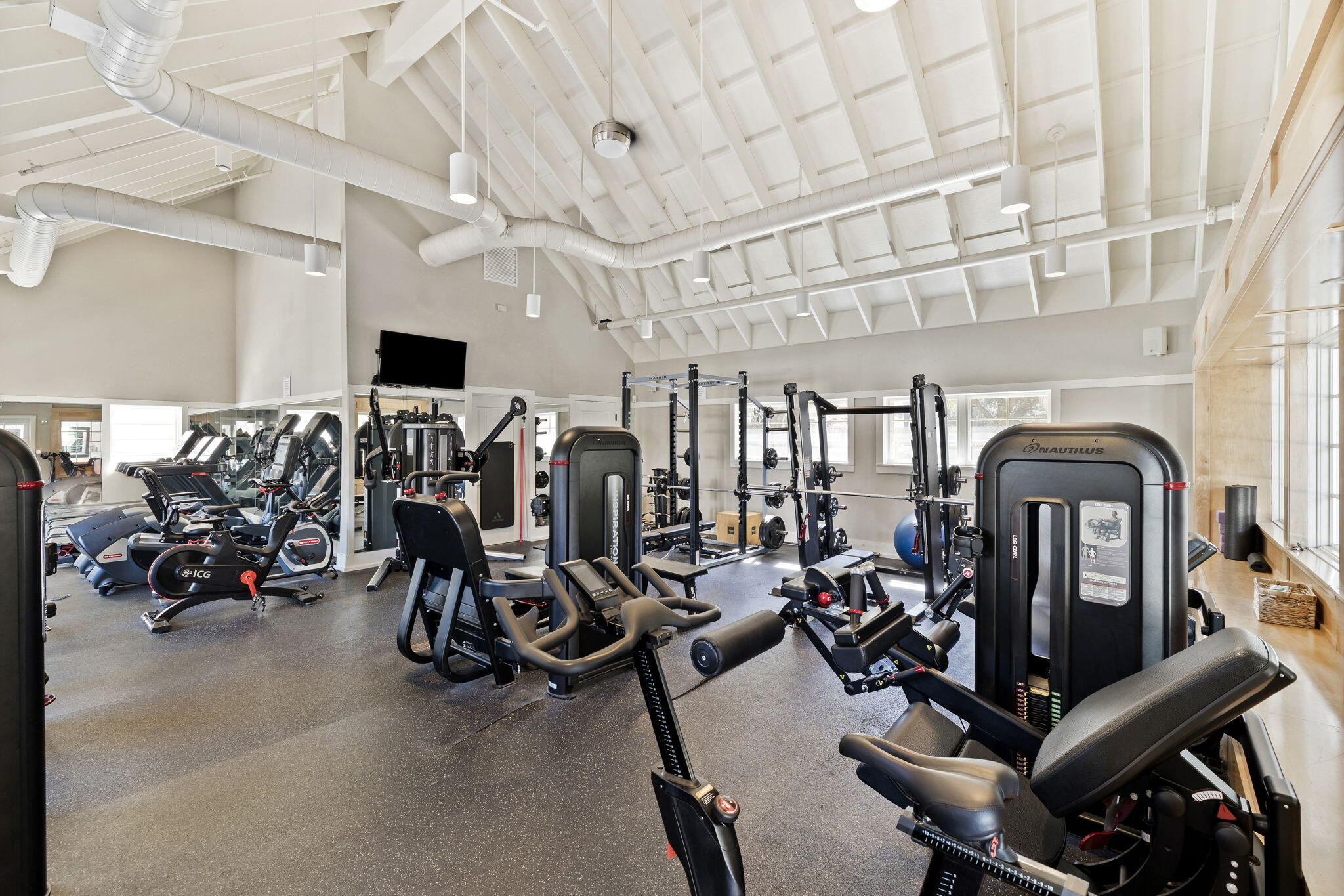41 West Pollard Cove Inlet Beach Inlet Beach, FL 32461 - Photo 53 of 54 a view of a room with gym equipment