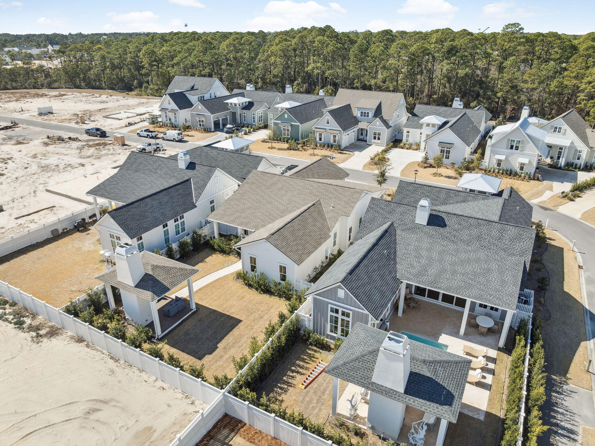41 West Pollard Cove Inlet Beach Inlet Beach, FL 32461 - Photo 6 of 54 an aerial view of residential houses with outdoor space