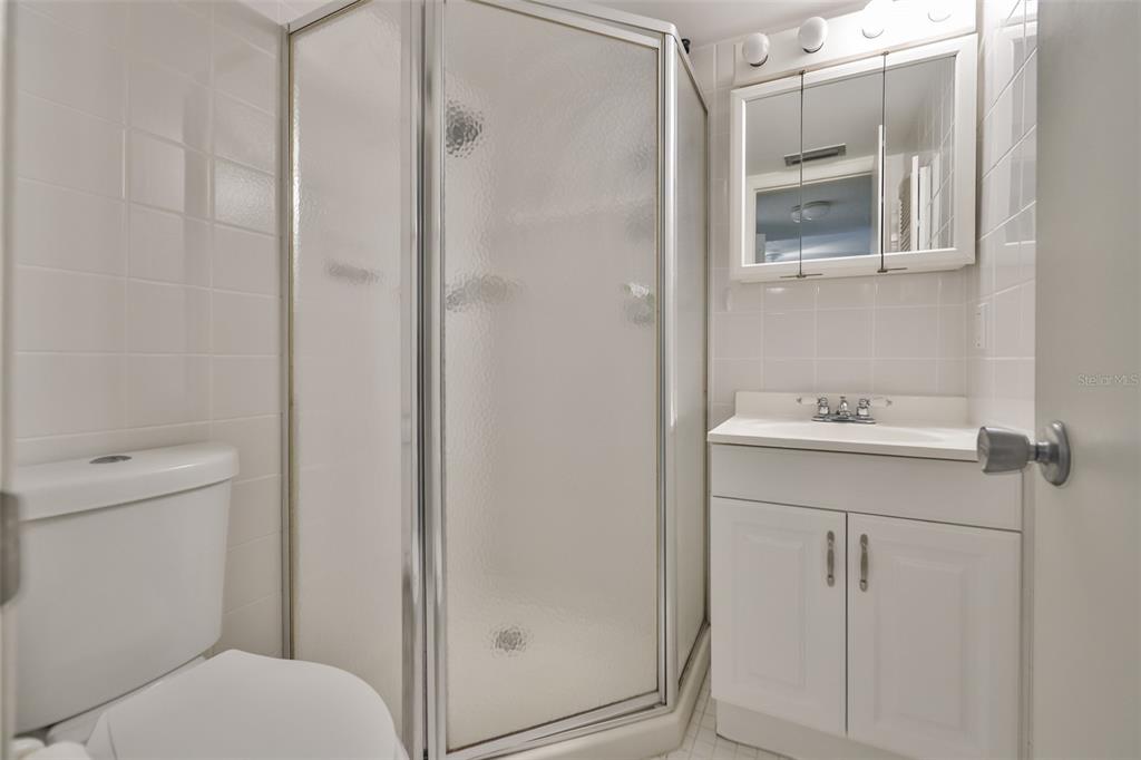 801 83rd Avenue North, Unit 118 St. Petersburg, FL 33702 - Photo 13 of 37 a bathroom with a sink a toilet and shower