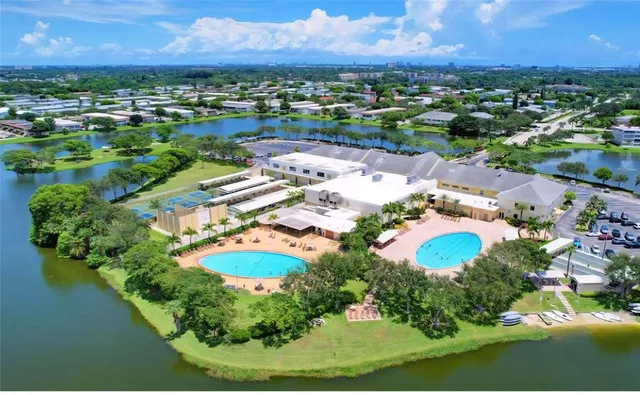 a view of a big yard next to a house