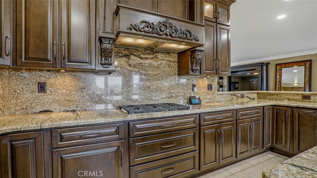 16025 Perry Heights Drive Riverside, CA 92504 - Photo 63 of 105 Six Burner Range With Custom Hood
