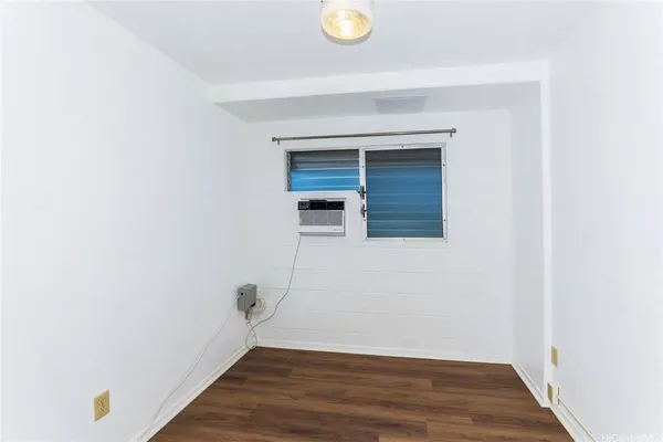 a view of wooden door