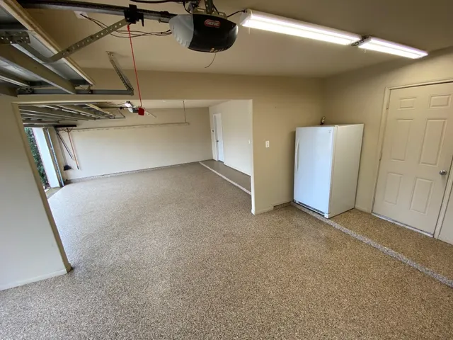 a view of a room with an empty space