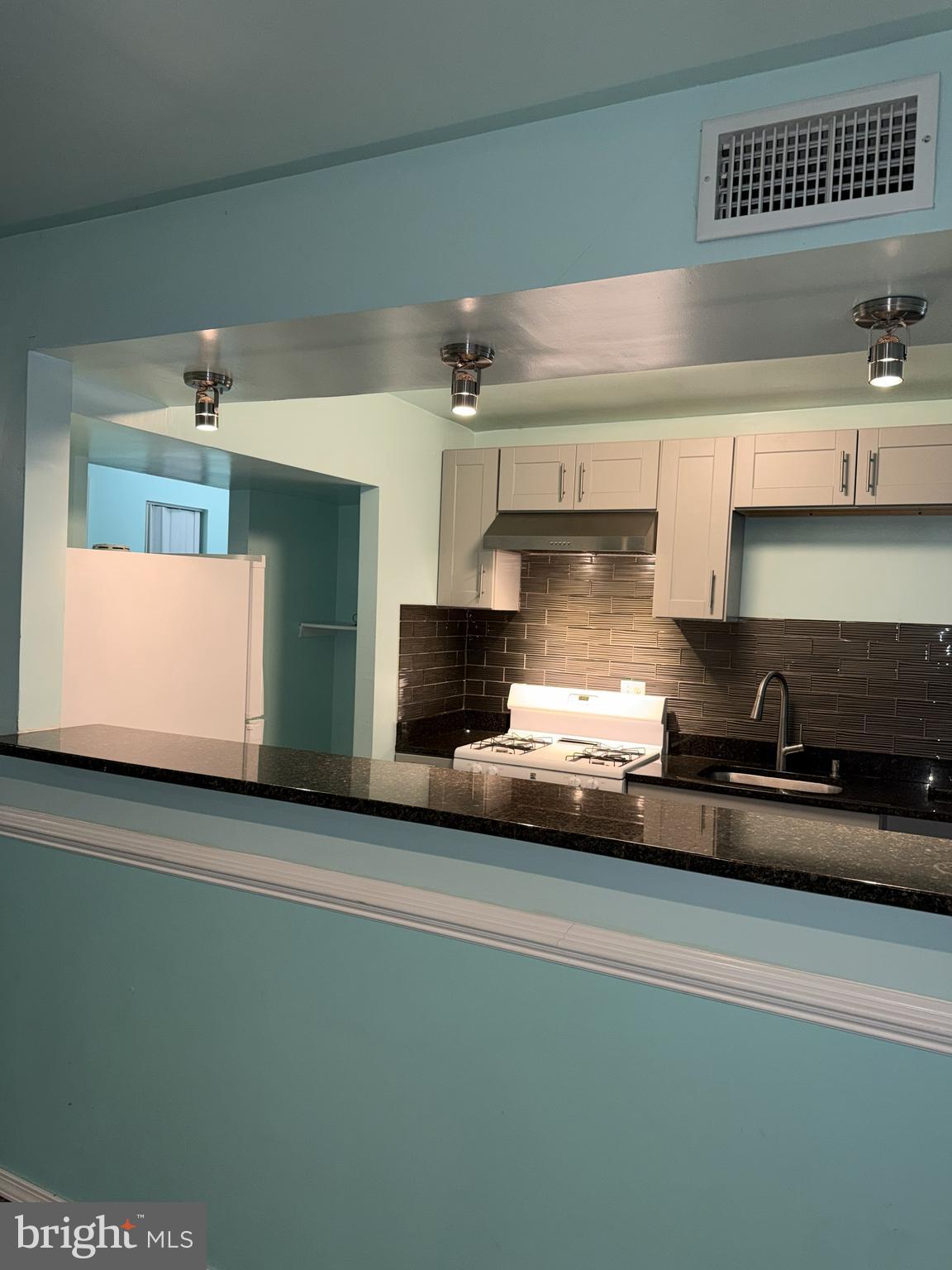 11206 Cherry Hill Road, Unit 92 Beltsville, MD 20705 - Photo 18 of 18 a kitchen with kitchen island a sink stainless steel appliances and cabinets