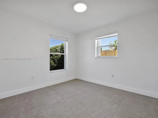 a view of utility room and window