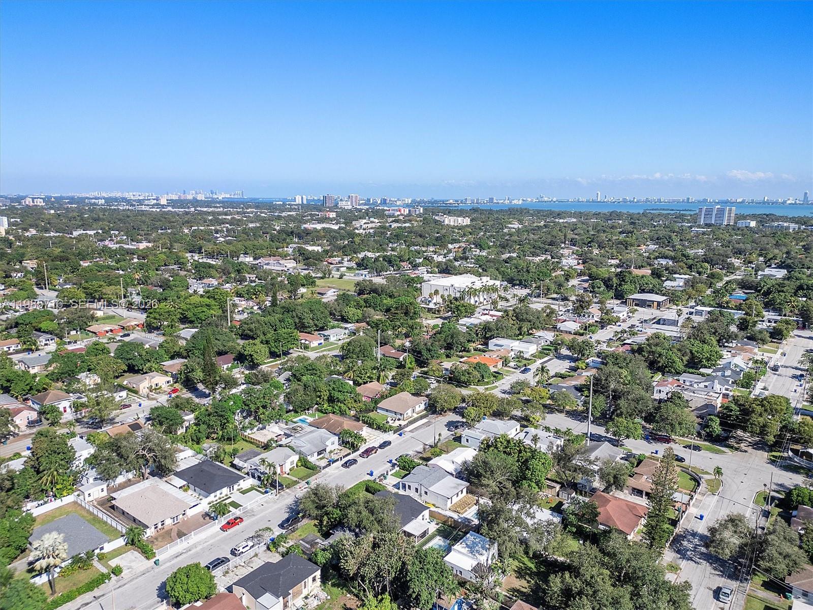 340 Northwest 45th Street Miami, FL 33127 - Photo 9 of 25 an aerial view of a city with lots of residential buildings