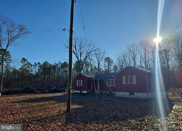 a view of a yard with a trees