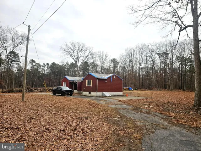 a backyard of a house